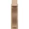 Ekena Millwork 5 1/2-in W x 16-in D x 20-in H Funston Block Rough Cedar Woodgrain TimberThane Outlooker, Primed Tan OUTUR055X16X20FST44RCPR - alternate 3